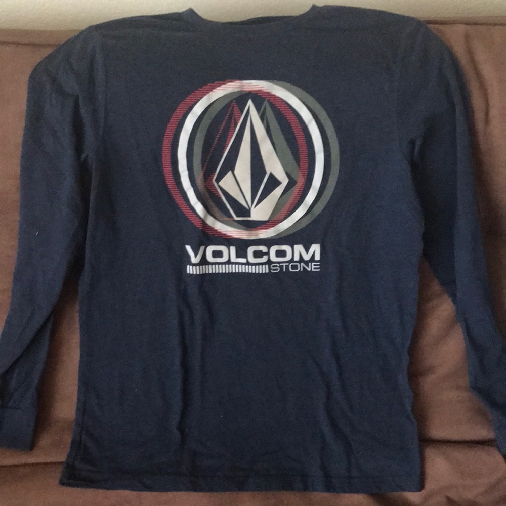 Volcom men’s Long sleeve blue medium T-shirt